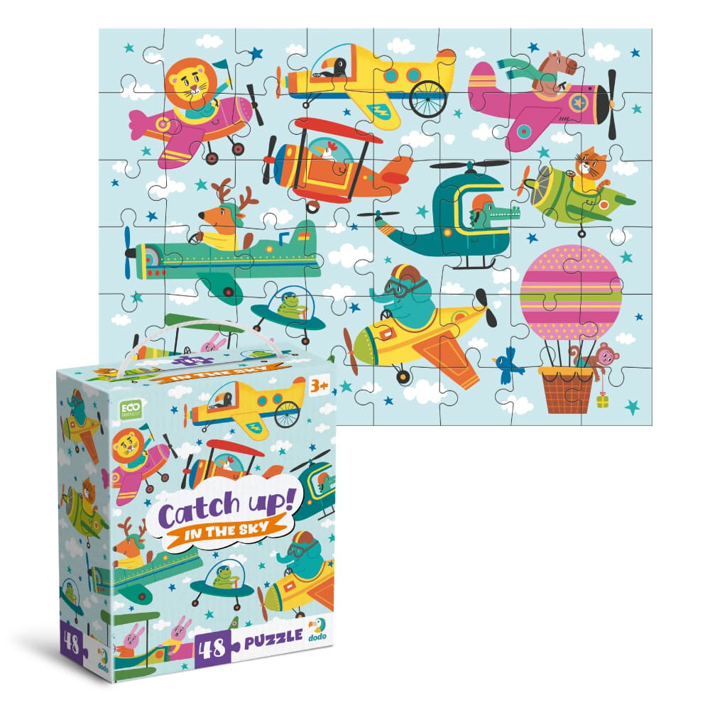 Пазл на 48 елементів Наздоганяй! У небі