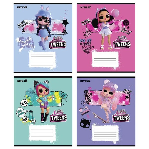 Зошит 12 арк., кос., гібр. лак + УФ лак, LO