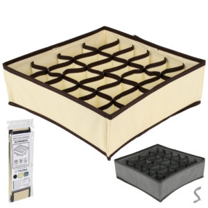 Коробка-органайзер для зберігання білизни "Home" 24від 30*30*10см., R94628-24