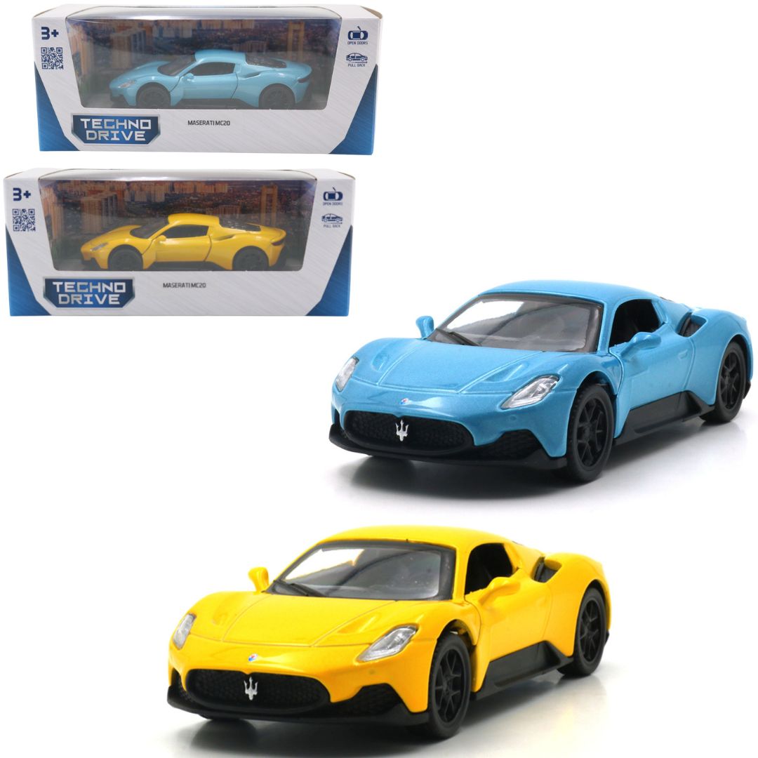 Автомодель - MASERATI MC20 (синій, жовтий)