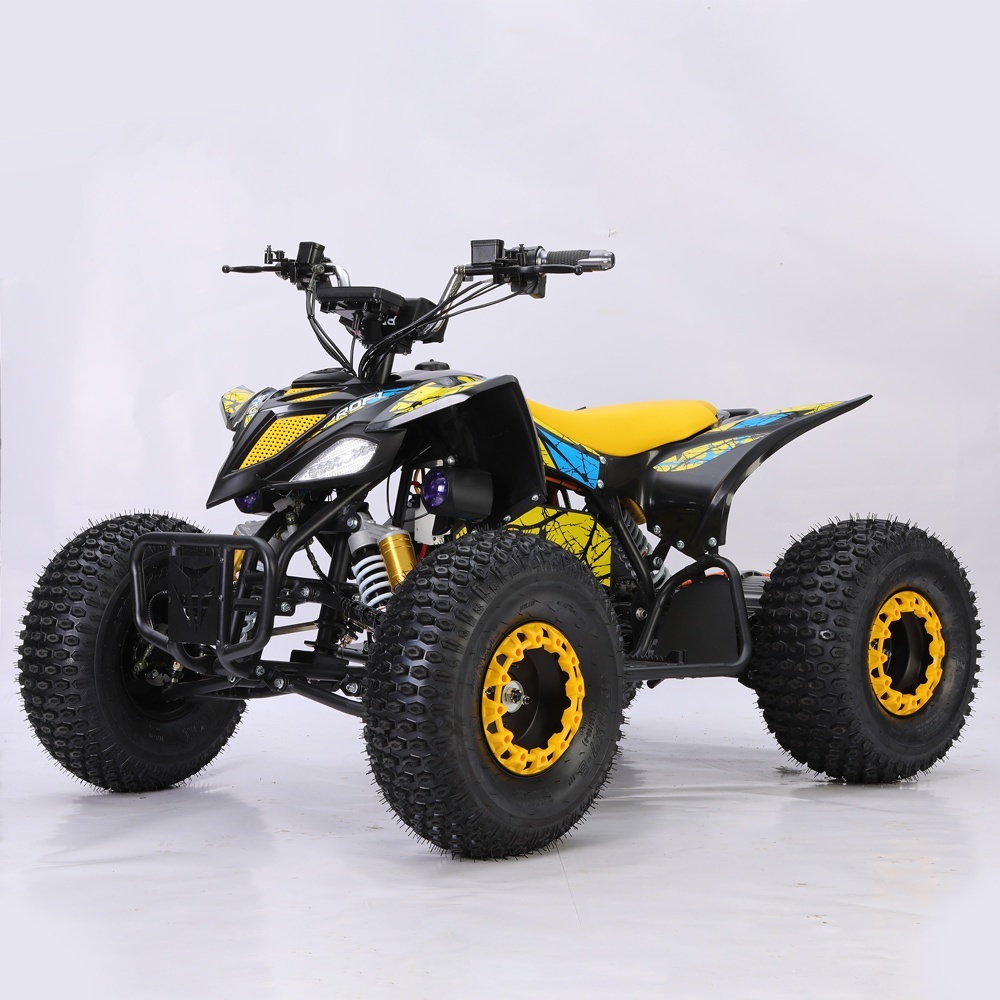 Квадроцикл E-FOX-1450-6 мотор 1450W безщітков., 60V20AH, до 45 км/год, до 150кг, SD,BT,світло,жовтий