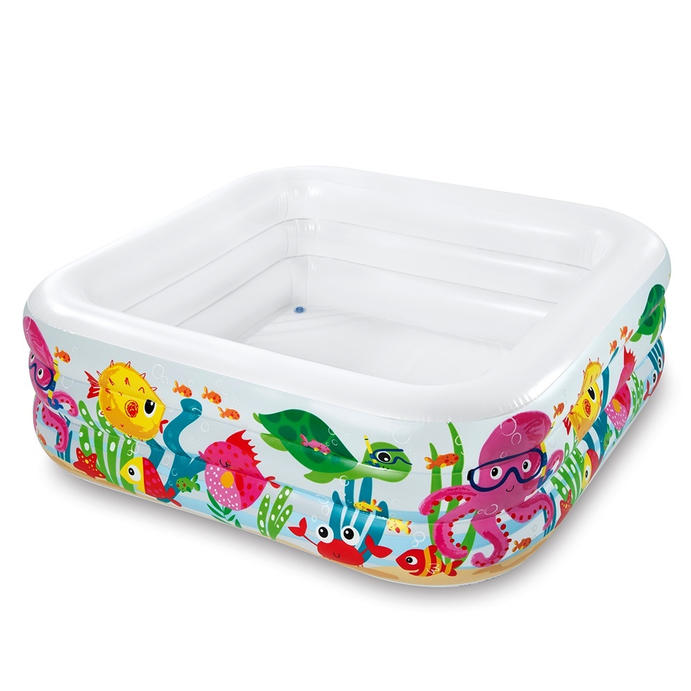 Басейн 57471 Морський акваріум, 3+, 340л, зливний клапан, рем.запл., кор., 159-159-50 см.