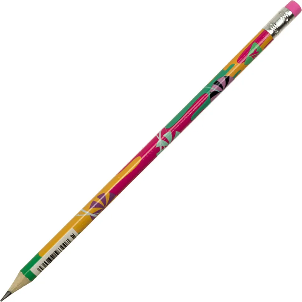 Олівець YES ч/гр круг. з ласт.  в пл. тубі, 36шт/уп Cosmic Girl ЦІНА ЗА 1 ОЛІВЕЦЬ