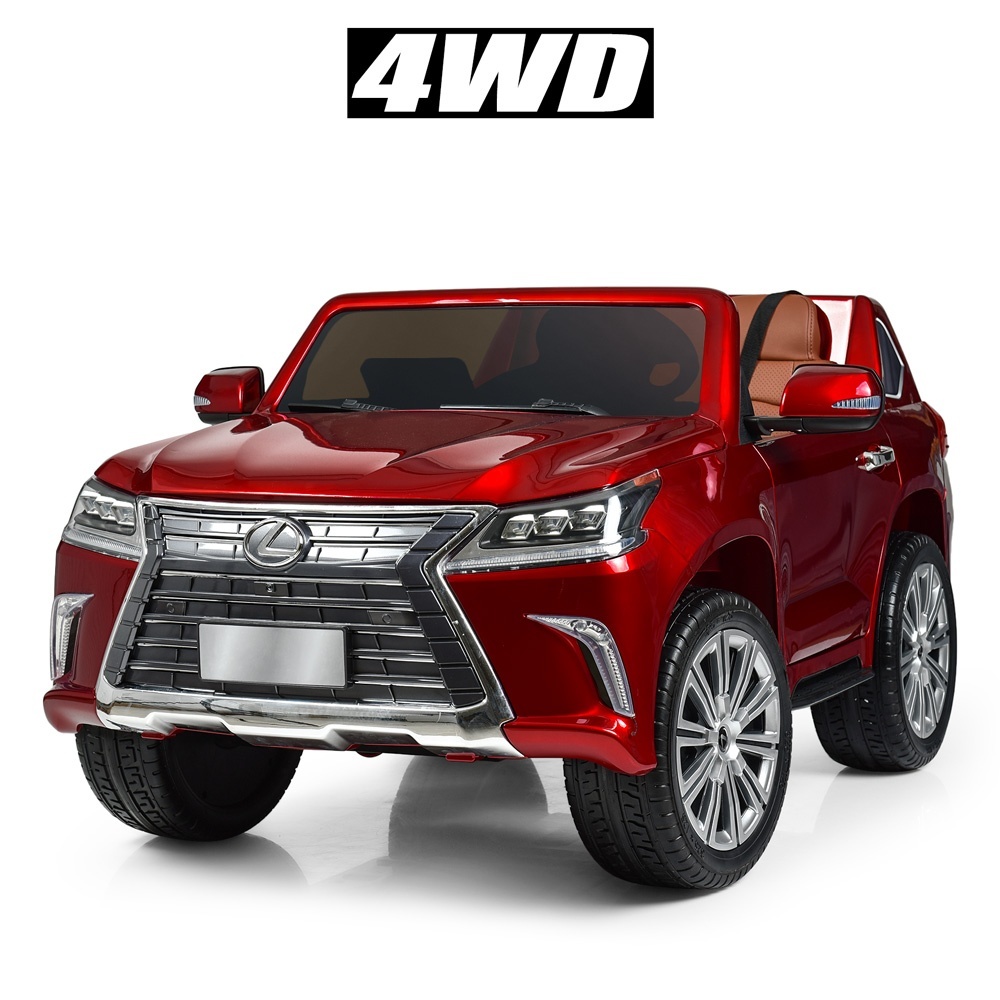 Машина M 3906 (MP4) EBLRS-3 радіокер., 2,4G, 4*35W, 1*12V14AH PRO, EVA, USB, SD, MP4, шкіра,червоний