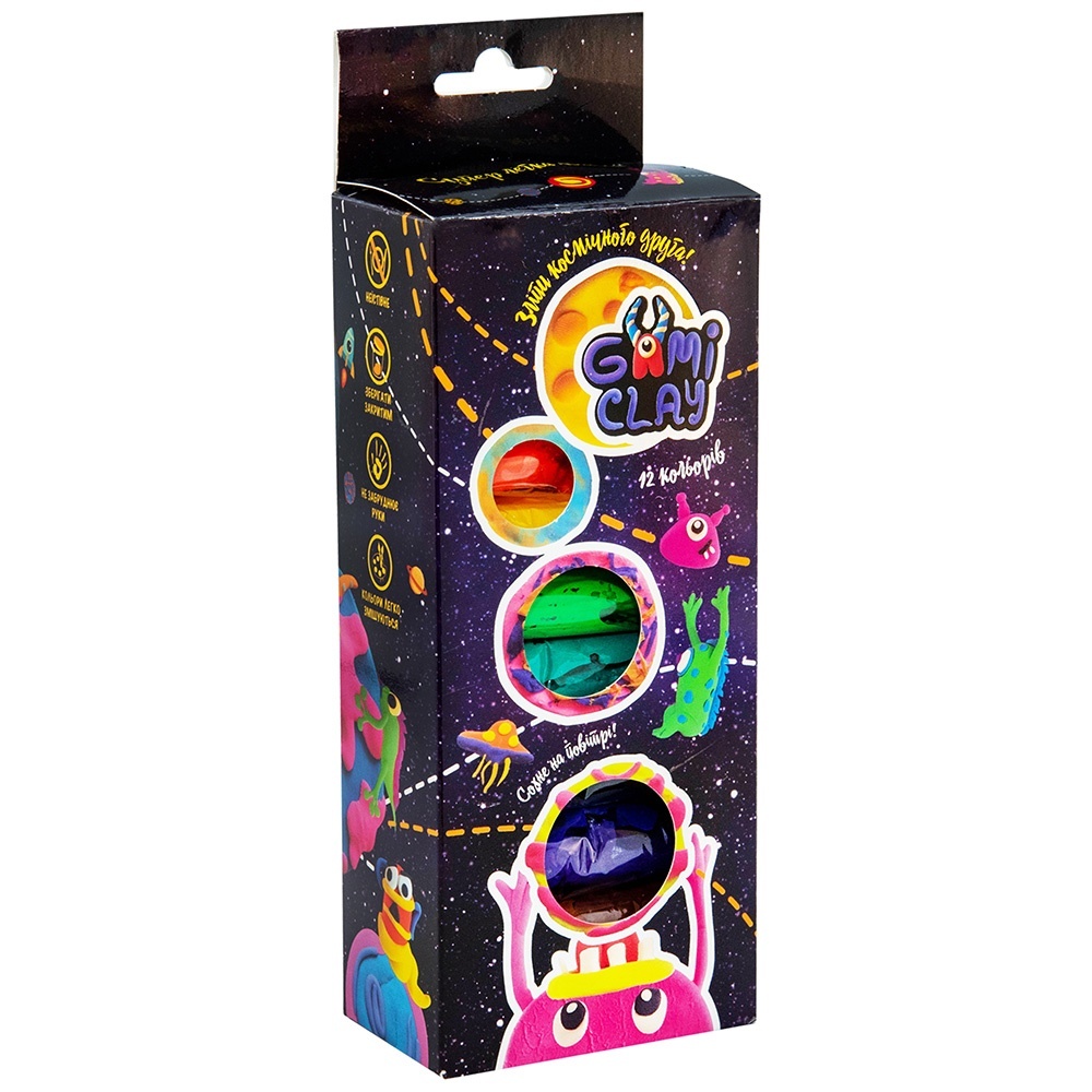 Набір маси для ліплення 71859 "Gumi Clay", в кор-ці 23,3-8,2-5,2 см