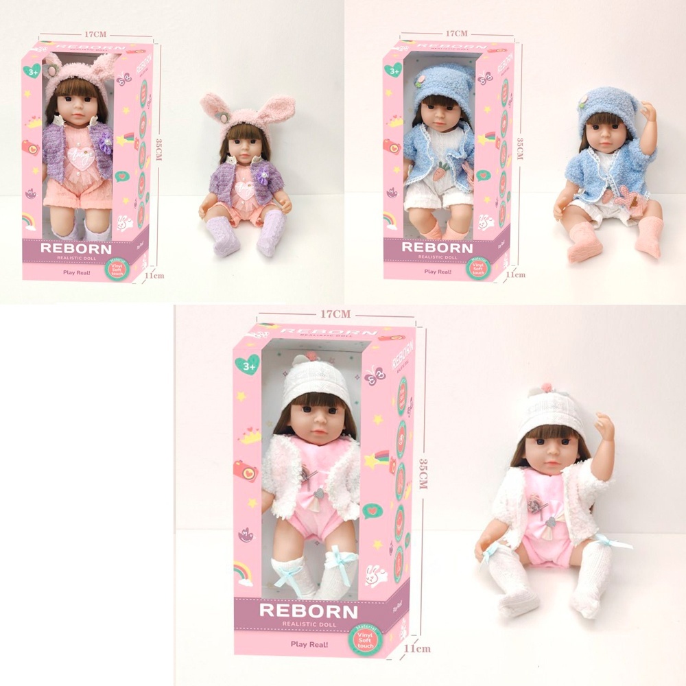 Лялька W01-38-39-40 3 види, кор., 17-35-11 см.