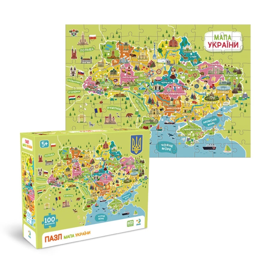 Пазл Мапа України