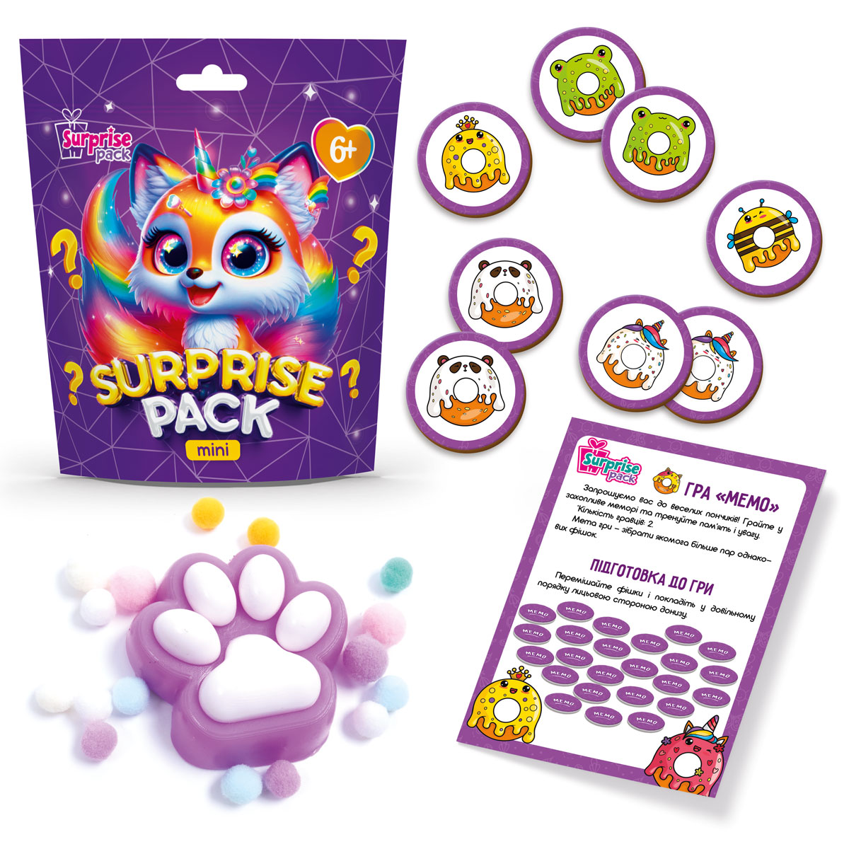 Набір для творчості Vladi Toys із сюрпризами "Surprise Pack Mini 3" VT8040-03