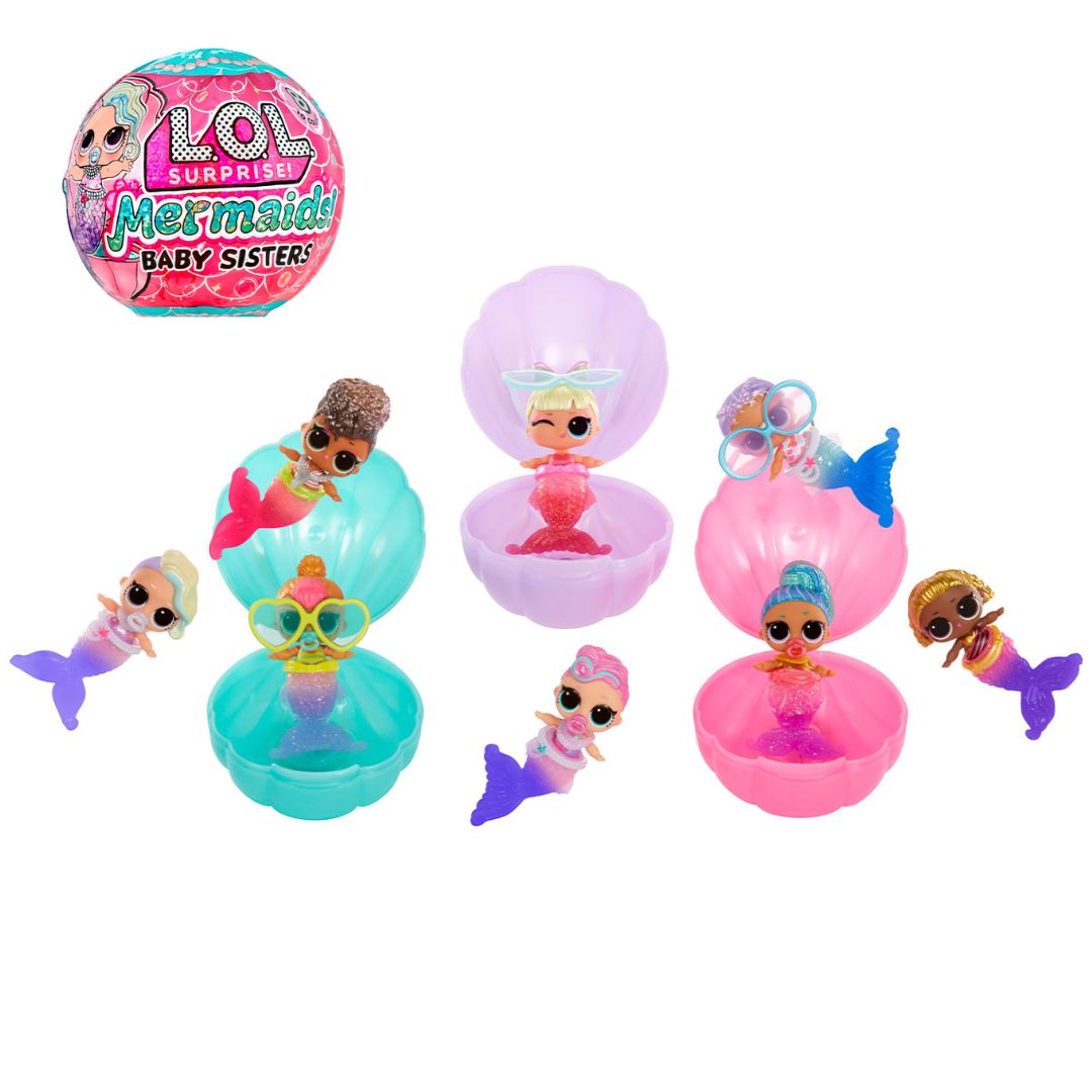 Ігровий набір з лялькою L.O.L. SURPRISE! серії "Mermaids!" – РУСАЛОНЬКИ-СЕСТРИЧКИ (в асорт., у диспл
