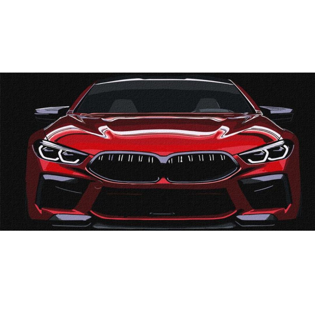 KHO "Розкішний червоний" 40х80см