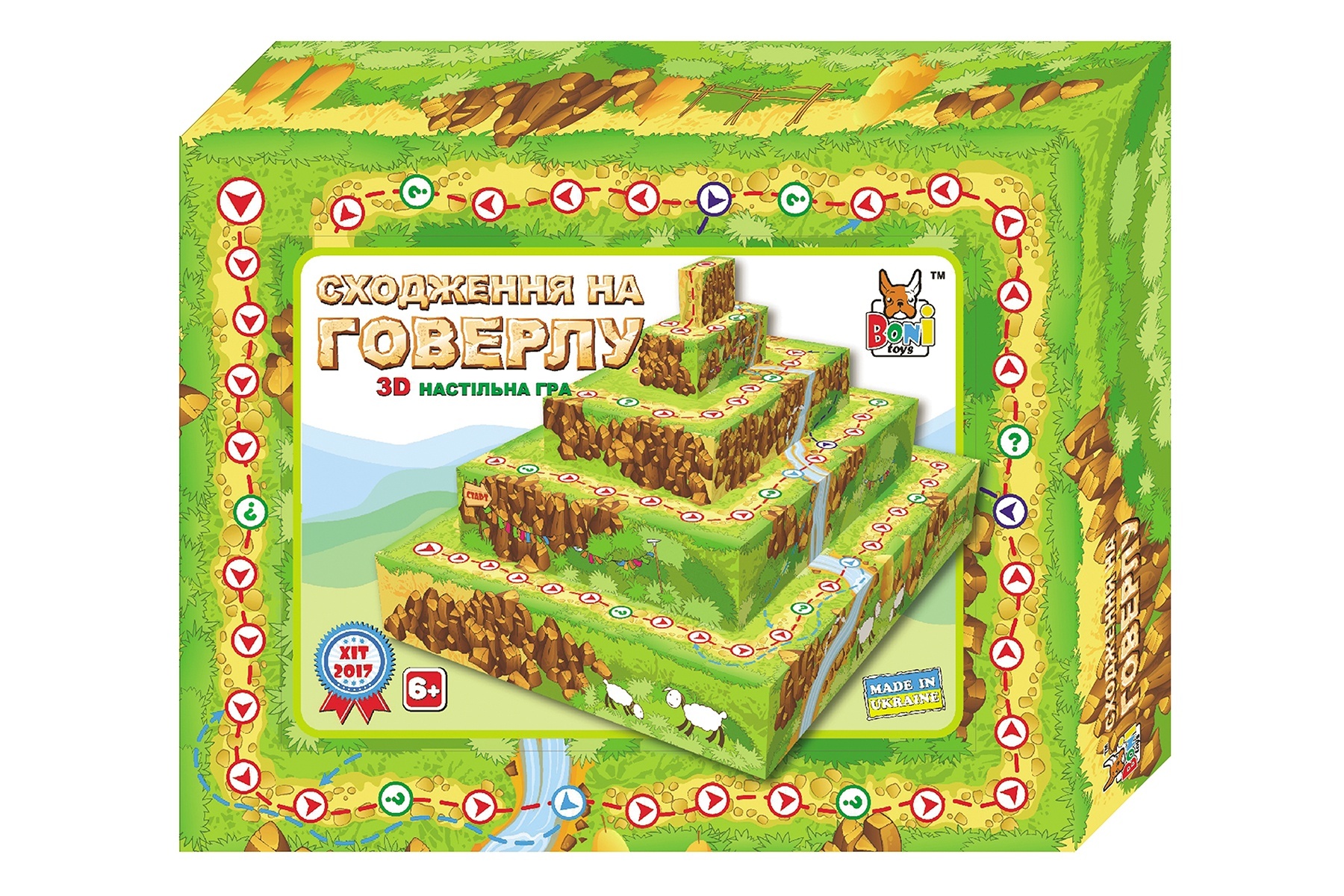 Настільна 3D гра "Сходження на гору Говерлу"