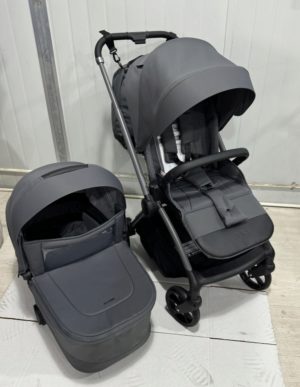 Візок універсальний 2в1 El Camino PERSONA ME 1091-2 Granite Gray люлька+прогул. блок, рюкзак,сірий