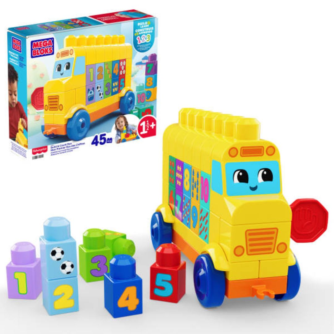 Конструктор "Автобус з цифрами" Mega Bloks