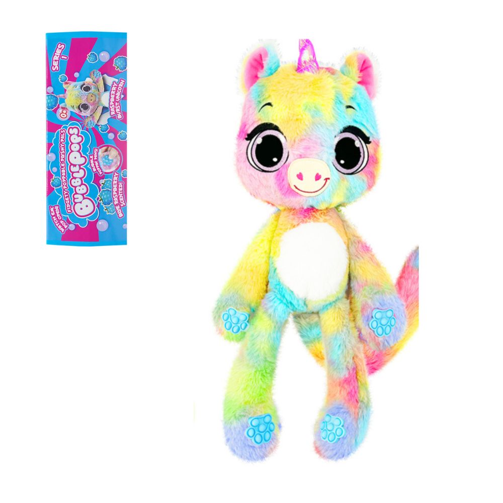 Bubble Pops М’яка іграшка міні "Малиновий Єдиноріг", 2312005/1
