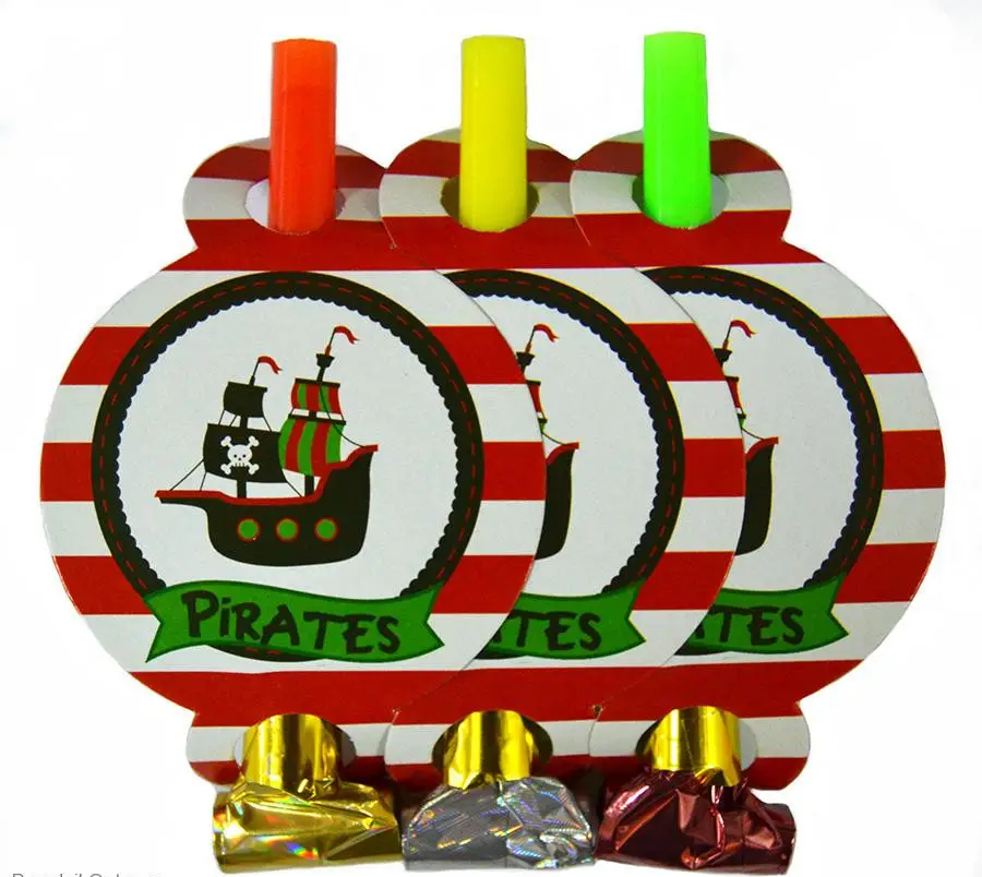 Язичок-гудок "Пірати 2" набір 6 шт