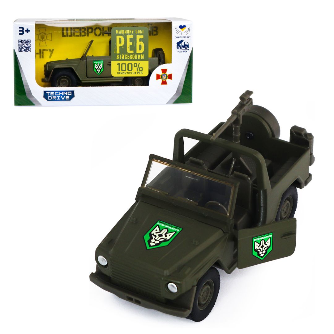 Модель серії "Шеврони Героїв" – ШТУРМОВА МАШИНА – "БОП НГУ ІМ. КУЛЬЧИЦЬКОГО"