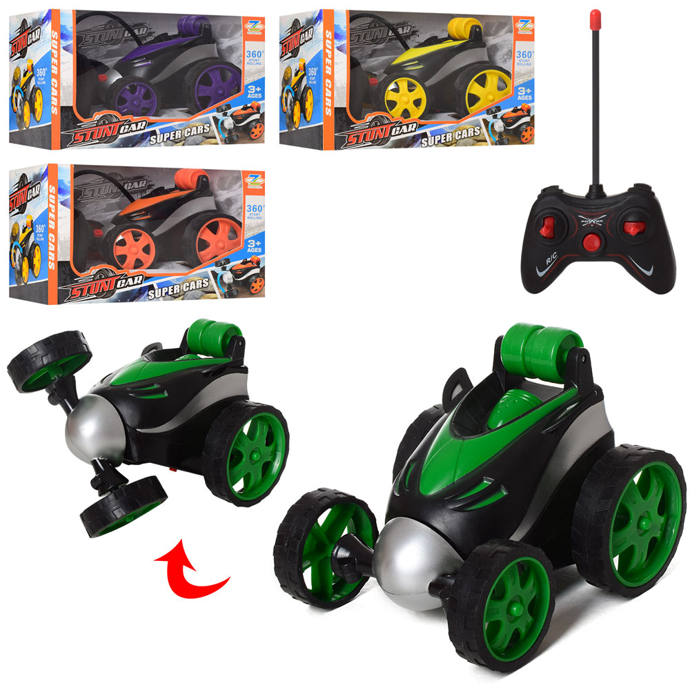 Машина 777-2 радіокер., трюкова, 4 кольори, бат., кор., 19-11,5-11,5 см.