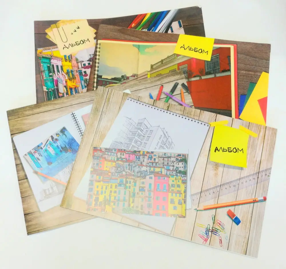 Альбом  30 арк скоба "Розмалюємо світ" АМ-003-МВ