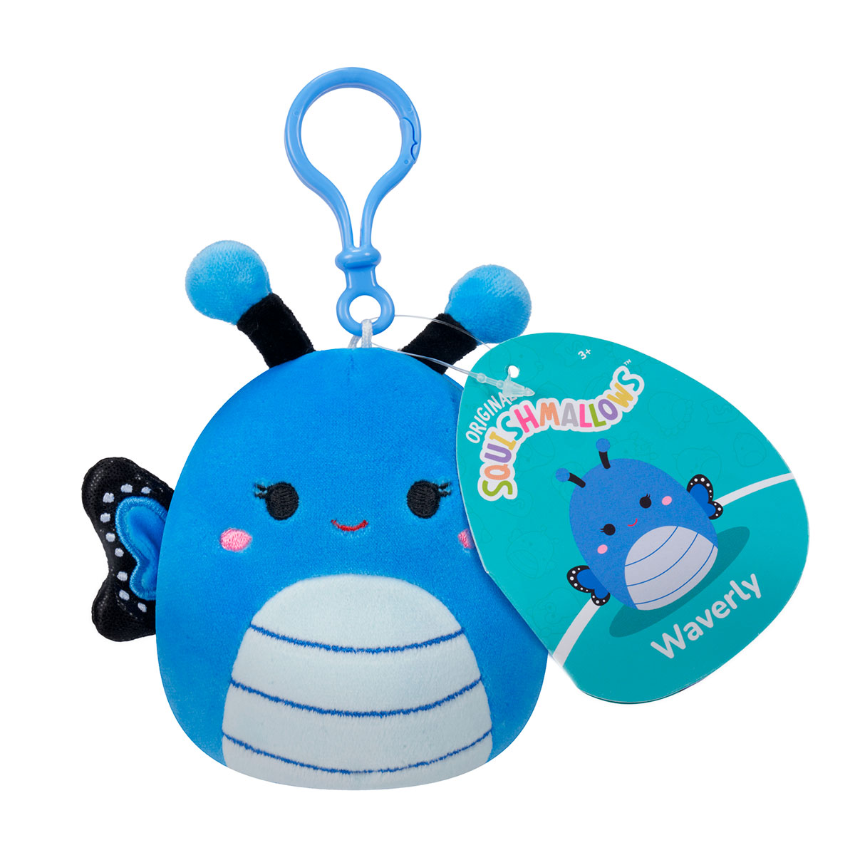М'яка іграшка на кліпсі SQUISHMALLOWS – МЕТЕЛИК ВЕЙВЕРЛІ (9 cm)