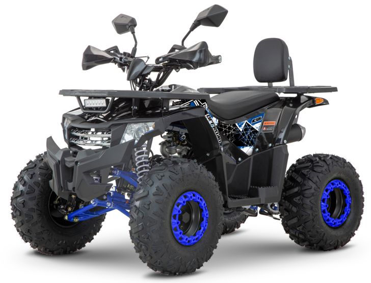 Квадроцикл HB-FC1450-2-4 мотор 1450W безщ, 5акум 12V/20AH,світло, до 50км/ч,до 82кг,чорно-синій