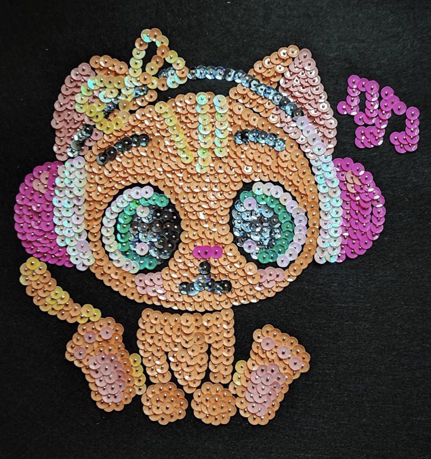 Набір для творчості з паєток "Музичне кошеня "