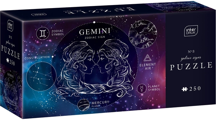 Пазли 250 Знак зодіаку 3 Близнюки