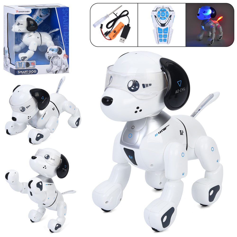 Тварина 8003 (8шт) д/к(ІЧ), 24см, музика, звук, звуки тварин, світло, їздить, танцює, програмується, акум, USBзарядне, зарядне, в кор-ці, 27-34-20см