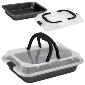 Деко для запікання з кришкою 36.5*24.5*5.5см., MH-4435