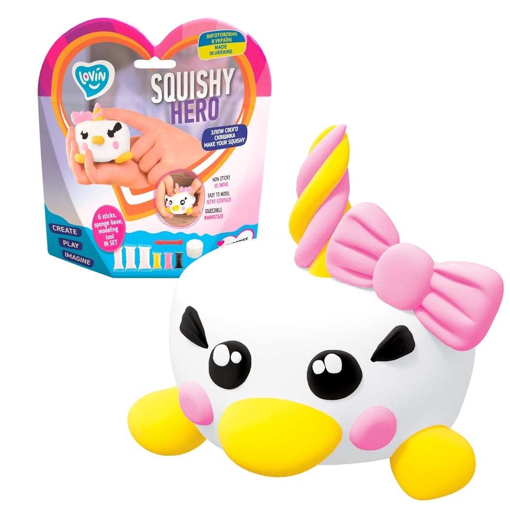 Набір для ліплення з повітряним пластиліном ТМ Lovin Squishy Teensy-Weensy