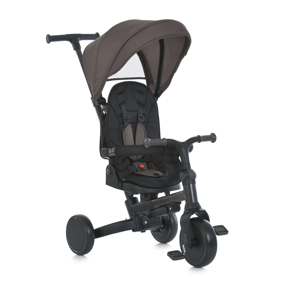 Велосипед MT 1036 brown 3 кол.EVA (8/7),алюм.рама,поворот,складн., коричневий