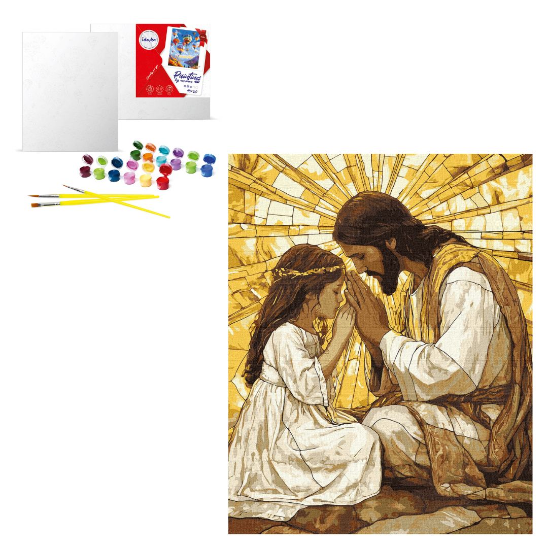 Набір для розпису по номерах "Світло в тобі" 40х50см