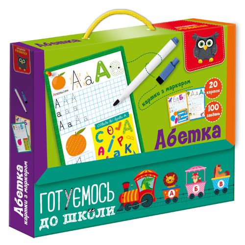 Гра настільна "Готуємось до школи: Абетка" VT5010-21