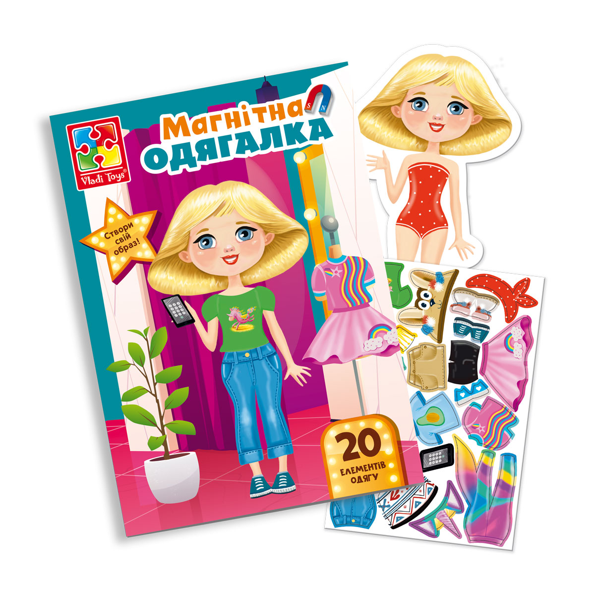 Магнітна гра "Trendy girl" в папцi VT3204-32 (укр)