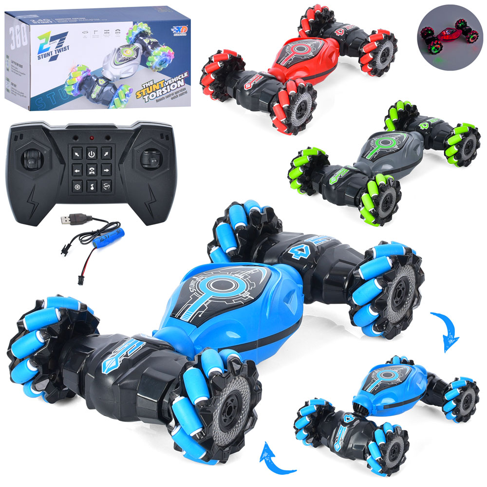 Машинка 3688-G103A радіокер.2.4G,акум.,ролик.колеса,змінює форму,3кольори,USB,муз.,світло,кор.27-15-