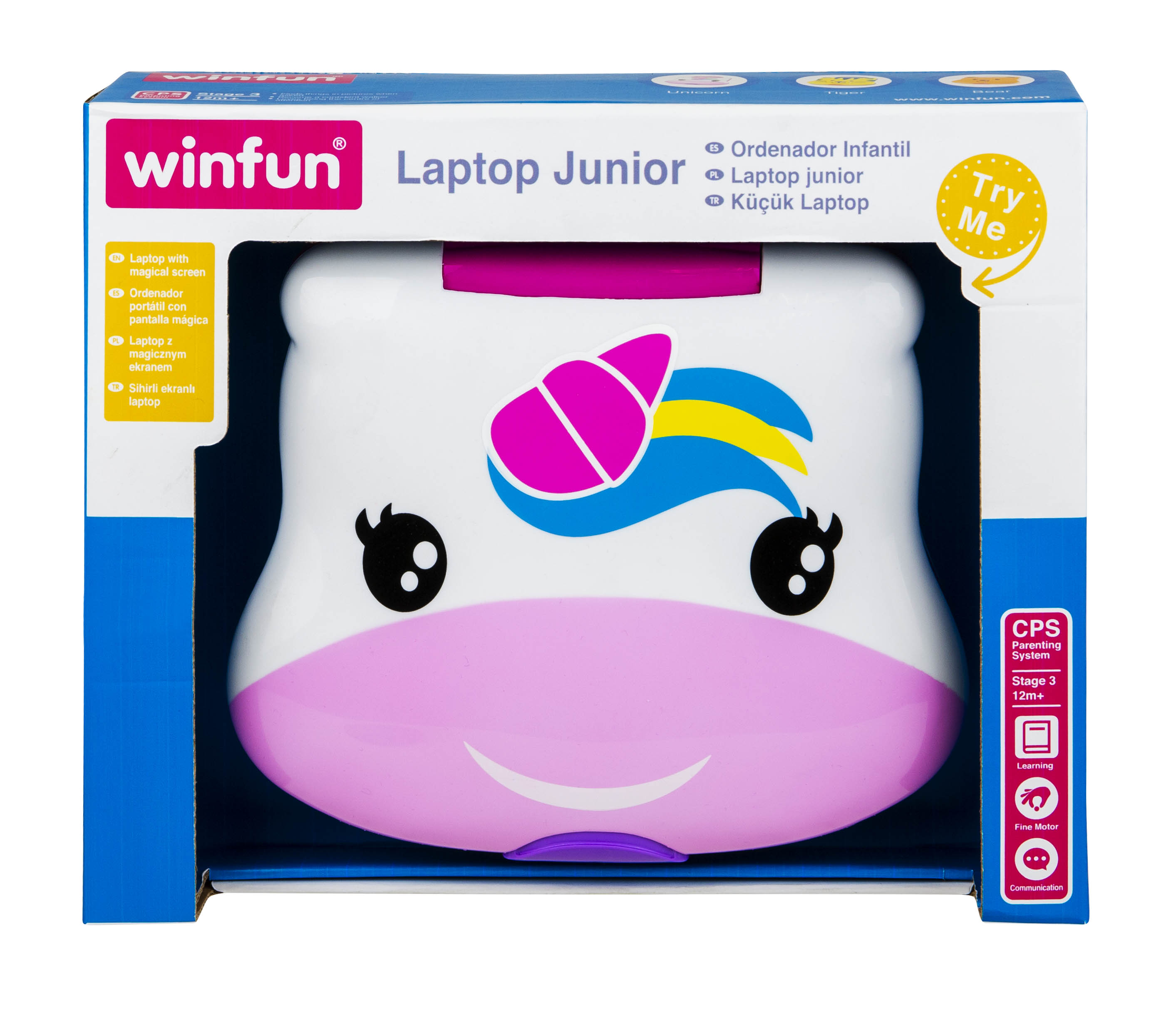 Ноутбук 8083-01 єдиноріг, фігури, букви, цифри, муз. (англ.), бат., кор., 23,5-24-6,5 см.