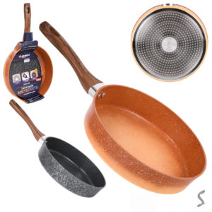 Сковорода лита кераміка "Meteorite" інд. дно 28*6см., 10374-28S