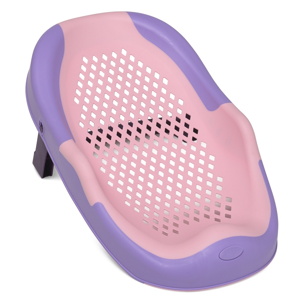 Гірка для купання ME 1107 SHELL Pink силікон, складана, 55-30-23, рожевий