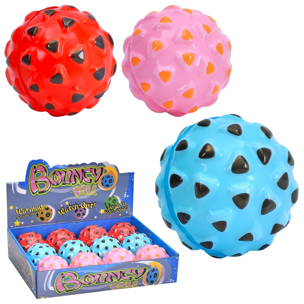 М'яч дитячий фомовий MS 4332 антигравітаційний, кул., 3 кольори, 12 шт. в диспл., 31-22-8 см.