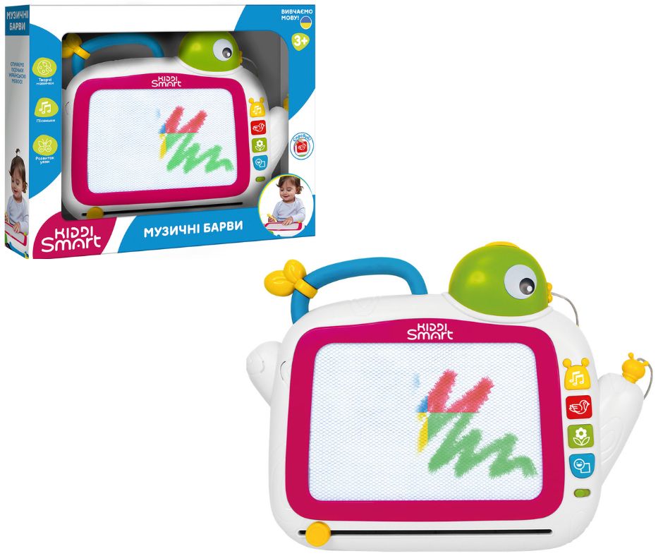 Розвивальна магнітна дошка KIDDI SMART - МУЗИЧНІ БАРВИ (українська)