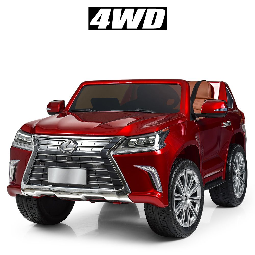 Машина M 3906EBLRS-3 радіокер.2,4G,4мот.35W,12V14Ah PRO,кол.EVA,USB,SD,шкiр.сид,5точ.рем.,фарб.черв.