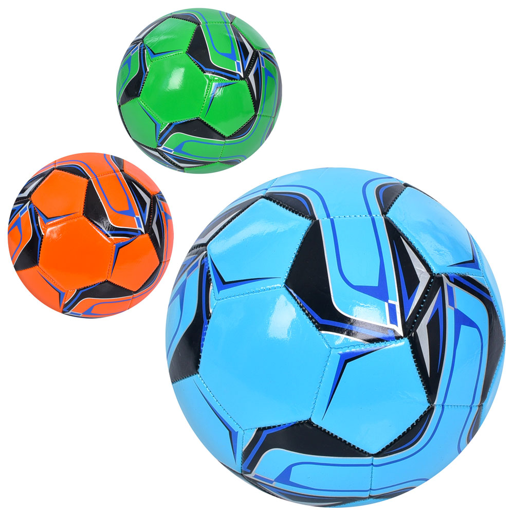 Фотография 1 товарной позиции интернет-магазина детских игрушек www.smarttoys.com.ua М'яч футбольний EN 3339 розмір 5, ПВХ, 1,8мм., неон, 300-320г., 3 кольори, кул.
