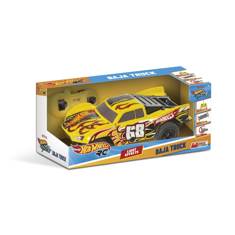 Машина 63823 Hot Wheels,радіок.40MHz,18см,корпус не б'ється,гум.колеса,на бат.,в кор.,28-12,5-12,5см