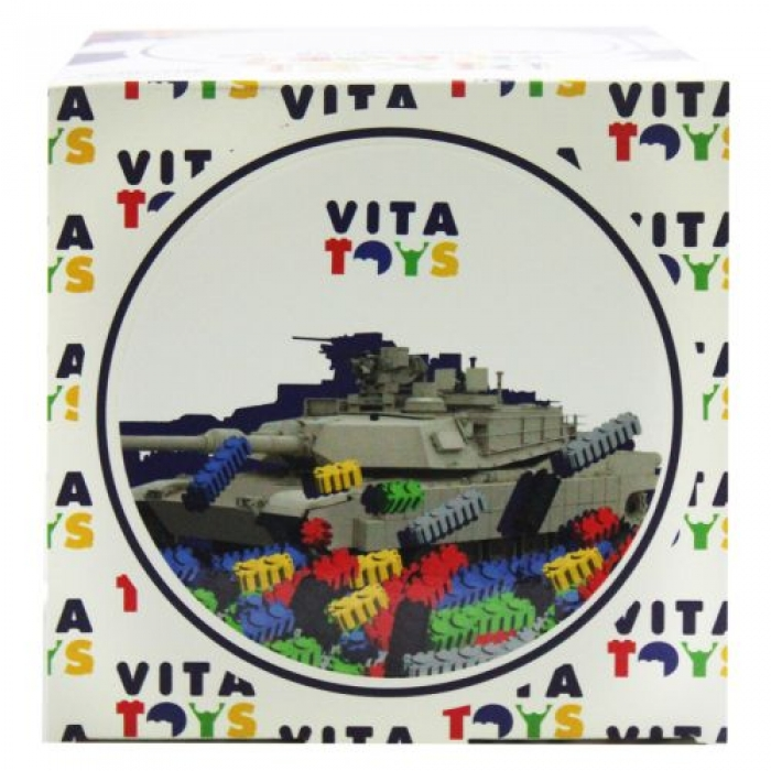 Іграшка-конструктор дитяча "Пікселі" Танк АБРС (1,5)