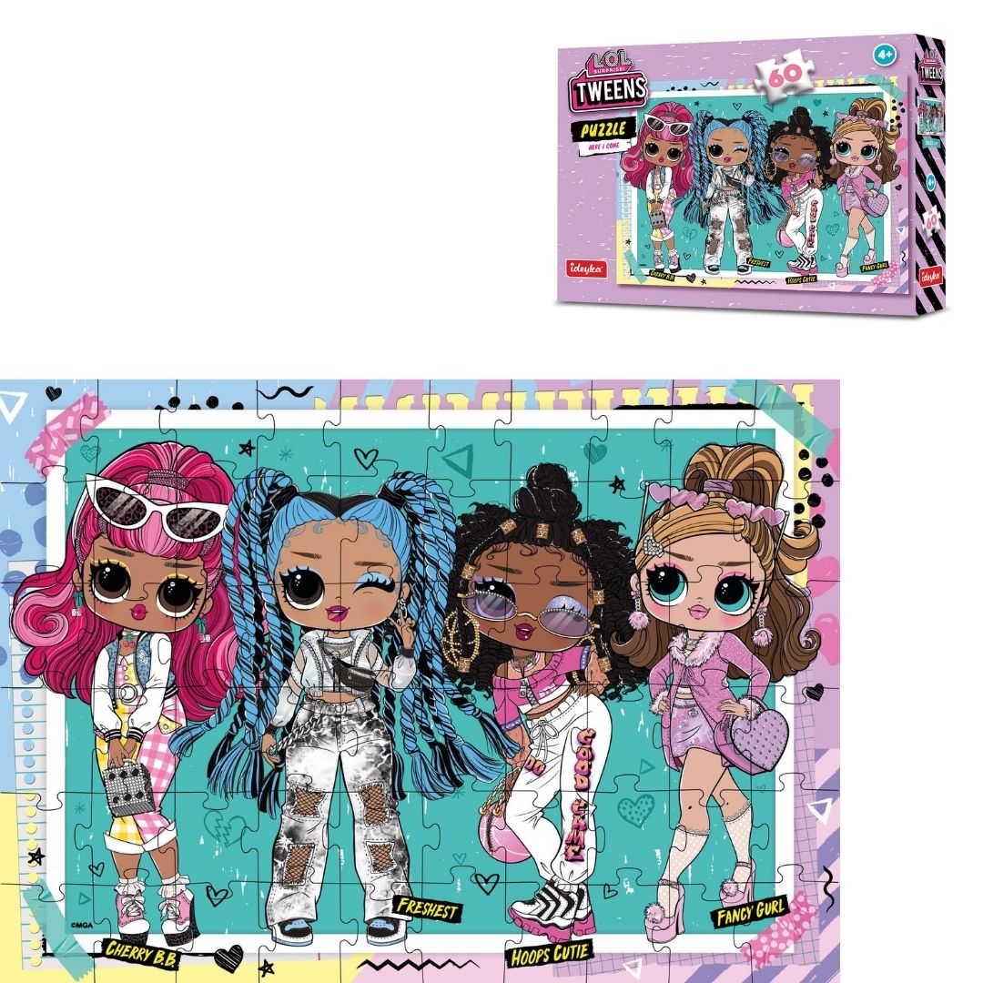 Гра-головоломка. Набір пазлів L.O.L. Surprise! Tweens Here I Come, 60 елементів