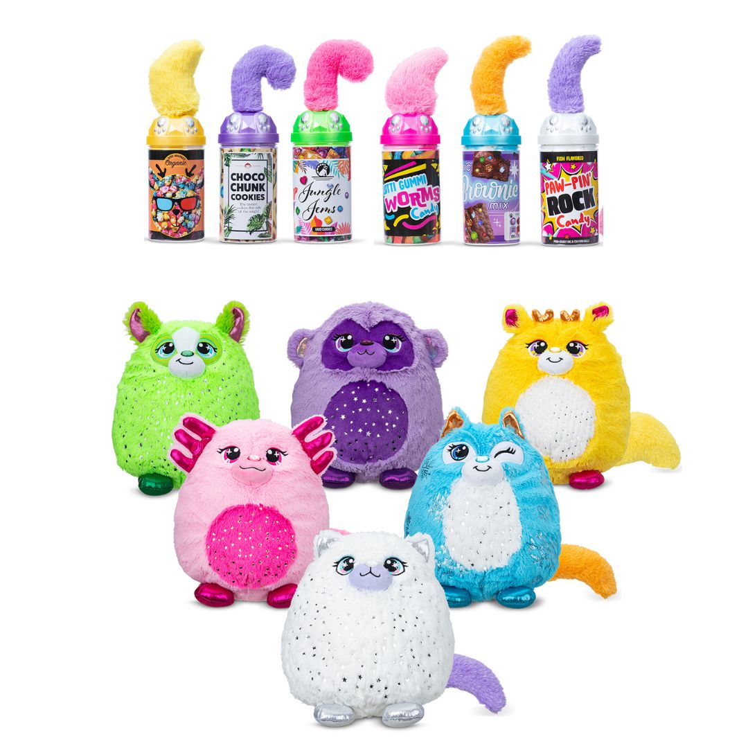 М’яка іграшка MISFITTENS серії «Gemstones» W1 – ЗВІРЯТКО В БАНЦІ (в асорт.)