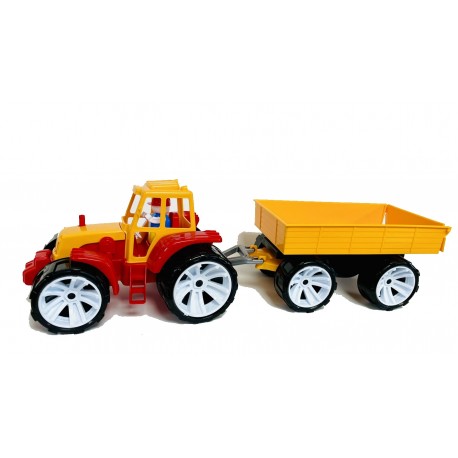 Набір дитячий "Трактор BAMS"  прицеп " кольоровий BAMSIC, арт.007/9 
