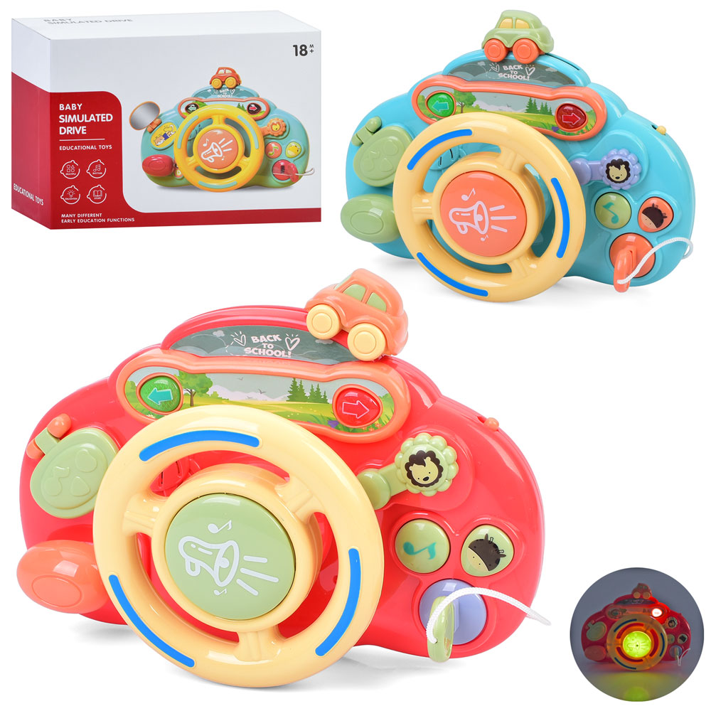 Автотренажер YL201 2 кольори, муз., світло, бат., кор., 24-17,5-10,5 см.