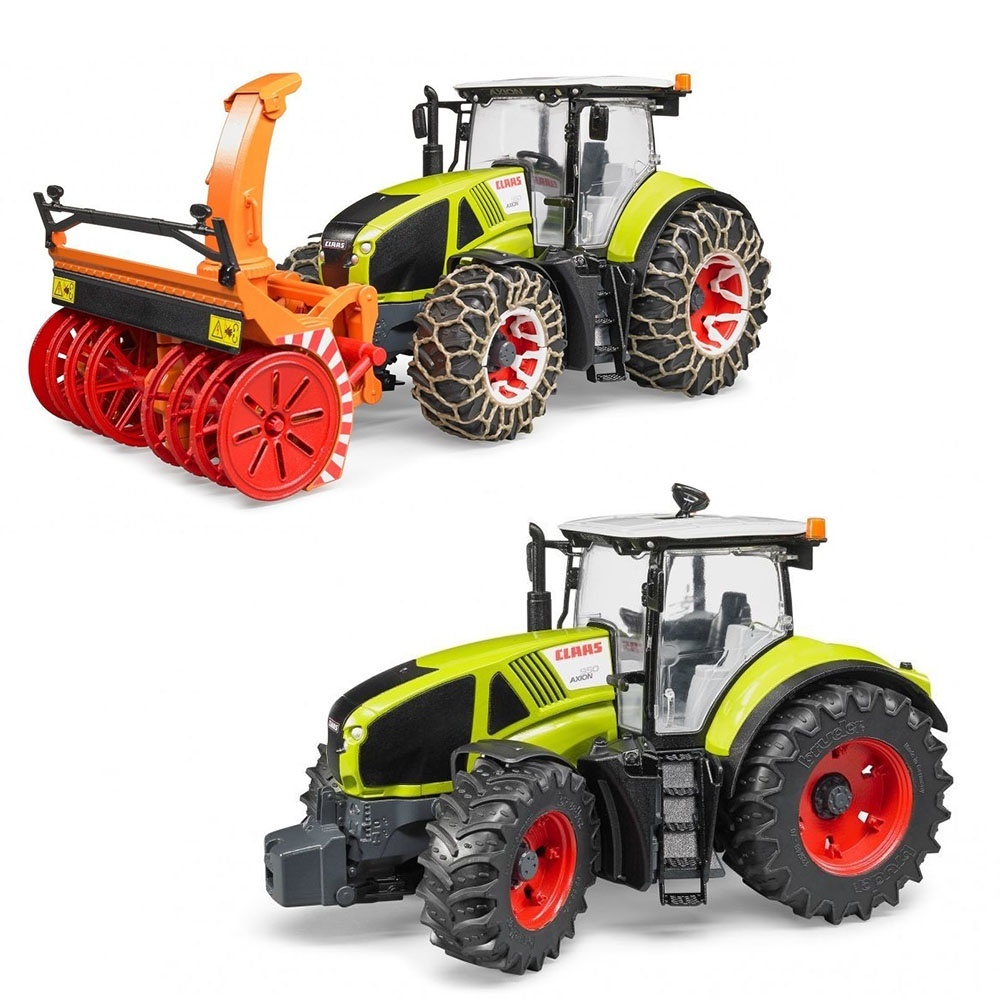 Машинка іграшкова. Трактор Claas Axion 950 для прибирання снігу