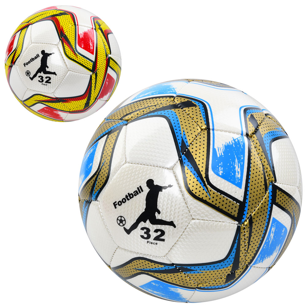 Фотография 1 товарной позиции интернет-магазина детских игрушек www.smarttoys.com.ua М'яч футбольний MS 3708 розмір 5, ПУ, 400-420 г, 2 кольори, кул.