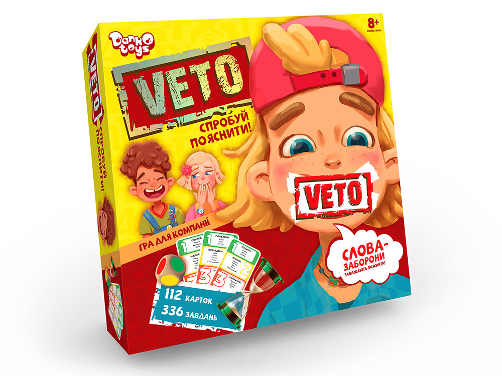Настільна розвиваюча гра "Veto" укр